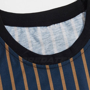 Ensemble t-shirt et short de course à pied de style simple et au design personnalisé vente en gros ensemble t-shirt et short de couleur contrastée pour hommes - Product Image 3