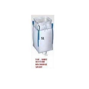 Heavy Duty Jumbo Bags Top <b>Skirt</b> with Bottom Spout Recyclable for Bulk Handling of Powders Grains Industrial Raw Materials - Product Image 4
