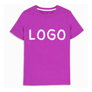 Camiseta sólida teñida personalizada al por mayor ajuste Regular poliéster/algodón de alta calidad para hombres niños mujeres tejido Formal de punto - Product Image 6