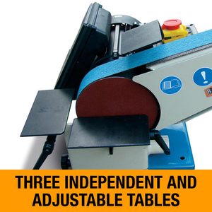 Amoladora Eléctrica Monofásica de 110V con Correa y Disco de 2'' x 40'' 6'' - Product Image 3