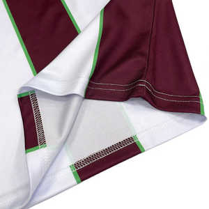 Maillot de football vintage à rayures, streetwear personnalisé, maillot de football imprimé par sublimation - Product Image 6