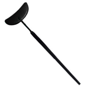 Miroir cosmétique ovale de haute qualité pour extensions de cils avec poignée colorée, éclairé, grossissement 3x, en acier inoxydable - Product Image 2