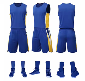 เสื้อบาสเก็ตบอลพิมพ์ซับลิเมชันชุดบาสเก็ตบอลเสื้อบาสเก็ตบอลพิมพ์แบบระเหิดสำหรับเสื้อบาสเก็ตบอลโลโก้ตามสั่ง - Product Image 2