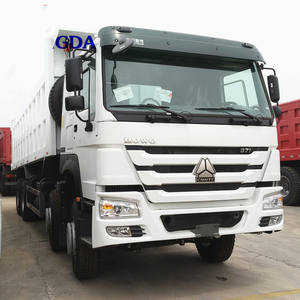 Camion à benne basculante Howo d'occasion authentique, pas cher, 375 ch, Howo Sinotruk 20, camion à benne basculante Howo, camion à 10 roues - Product Image 2