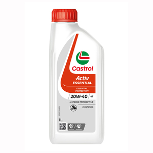 El aceite de motor de motocicleta Castrol Activ 4T 20W40 ofrece un funcionamiento limpio y un rendimiento duradero - Product Image 3