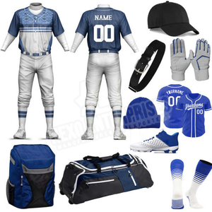 Sublimación personalizada Uniformes de béisbol para adultos 100% Kit de uniforme de béisbol de poliéster Oferta de paquete de tamaño grande para equipo de uniforme de Softbol - Product Image 4