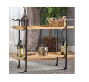 Nouvelle Arrivée 2026 : Chariots de Bar Métalliques de Qualité Supérieure, Design Personnalisé pour Bars, Événements et Restaurants, Prix de Gros - Product Image 5