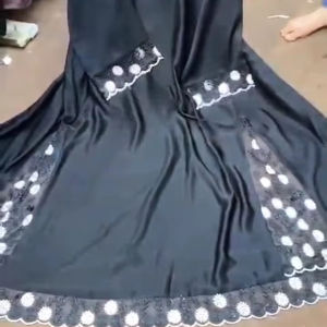 Abayas elegantes y modestos bordados a mano para mujer, hermoso trabajo de piedra inferior, vestidos formales tradicionales de Dubái, transpirables musulmanes - Product Image 1