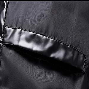 Glossy Shiny Coated Puffer <b>Jacket</b> Hooded Winter Quilted <b>Waterproof</b> Windproof Breathable Glossy <b>Jackets</b> Custom Logo Puff Printing - Product Image 5