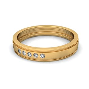 Ishi Diamonds Men’s 18k Gold Lab Grown Diamond Ring - Product Image 3