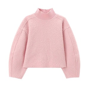 เสื้อสเวตเตอร์ไหมพรมถักทรงหลวม คอเต่า แขนยาว ระบายอากาศได้ดี สำหรับผู้หญิง สไตล์ลำลอง แฟชั่นเก๋ไก๋ สำหรับฤดูใบไม้ร่วง - Product Image 6