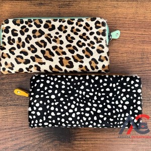 Nueva Cartera de cuero reciclado con estampado de animales hecha a mano, superventas, carteras de cuero reciclado de lujo de estilo Vintage único para mujer - Product Image 1