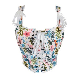 KATBROS INDUSTRY Fitness Every Day Wear Women Satin Corset Winter Quick Dry Fashionable Contrast Color OEM New Design Best Look - Product Image 1