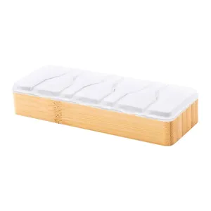 Pillboo - Pastillero Ecológico de Bambú, Artículos Promocionales para Organizar Pastillas - Product Image 1