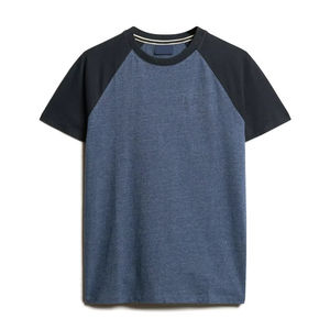 เสื้อยืดออกกำลังกายสำหรับผู้ชายน้ำหนัก240กรัมแขนแร็กแลนออกแบบได้ตามต้องการดีไซน์100% จากโรงงานโดยตรง - Product Image 2