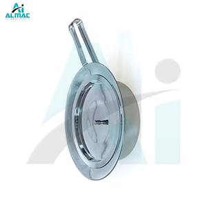 Almac กระโถนสเตนเลสสตีลใช้ซ้ำได้สำหรับผู้ป่วยในโรงพยาบาลและศูนย์ดูแลทนทานต่อการเกิดสนิมและดูแลรักษาง่าย - Product Image 4