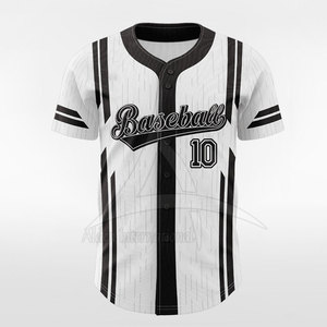 Maillot de baseball pour homme adulte à col rond personnalisable de haute qualité 100% polyester, séchage rapide, respirant, confortable - Product Image 1