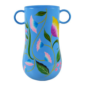 Jardinières peintes à la main, faites à la main avec des motifs floraux de la meilleure qualité, jardinière en fer, jardinières d'intérieur et d'extérieur, prix abordable - Product Image 3