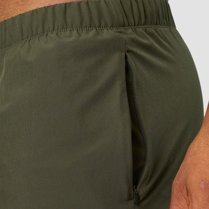 กางเกงกีฬาขาสั้นสำหรับผู้ชายกางเกงขาสั้นน้ำหนักเบาสำหรับนักวิ่งบาสเก็ตบอลผ้าโพลีเอสเตอร์ขนาด5นิ้ว - Product Image 4