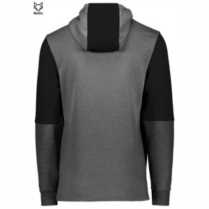 Sudadera con Capucha para Hombre, Color Negro y Rojo, Manga Raglán, Felpa, Casual, con Logotipo Estampado en la Parte Delantera, Corte Regular, para Otoño - Product Image 4