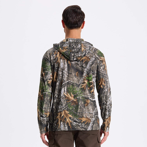 Sudadera de Pesca con Camuflaje Completo Personalizada, Manga Larga, Protección UV, Secado Rápido, Camisa de Caza para Hombre, Ropa Deportiva para Exteriores, UPF50+ - Product Image 3