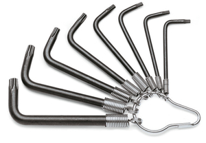 Set di Chiavi Torx Maschio Pieghevoli 8 Pezzi Arte. 97tx/St8 T9t40 - Product Image 1