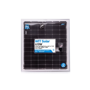 Panneau solaire monocristallin de type N à demi-cellules WIT Solar 610W avec certification TUV - Product Image 2