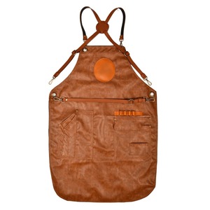 Style High Quality Adult Size Adjustable Fashion Cross Back <b>Apron</b> With Pockets LPN-0069 - Product Image 4