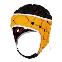 Casco de fútbol de rugby fresco, gorra acolchada de espuma, equipo de cabeza, protector de cabeza de carcasa blanda con seguridad