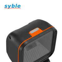 Lector de código QR para Escáner de código de barras de escritorio USB 2d Syble para supermercado, en línea