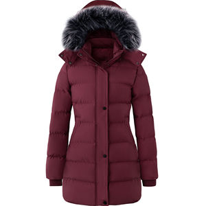 Women's Winter Parka Hooded Long <b>Coat</b> Breathable Eco-Friendly <b>Faux</b> <b>Fur</b> Lining Cotton Shell High Quality Outwear <b>Cheap</b> Price - Product Image 2