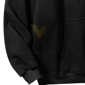 Vente en gros de service OEM sweats à capuche à épaules tombantes pour hommes légers de couleur unie sweats à capuche à épaules tombantes - Product Image 4
