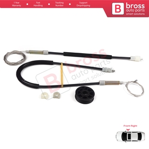 Kit de Reparación de Elevalunas BWR1050, Lado Derecho, para C70 873 1998-2005 Cabrio Convertible CC - Product Image 4