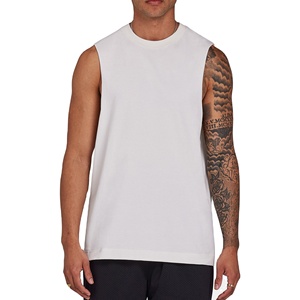เสื้อแขนกุดแห้งเร็วของผู้ชายเสื้อสไตล์สตรีทแห้งเร็วโลโก้ของตัวเอง - Product Image 2