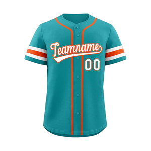 Precio al por mayor, nuevo diseño, ropa deportiva, poliéster de alta calidad, uniformes de béisbol para hombres, patrón liso multicolor - Product Image 1