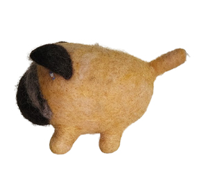 Juguete de perro de fieltro hecho a mano de Nepal, juguete educativo Unisex para niños, artesanía para niños - Product Image 5