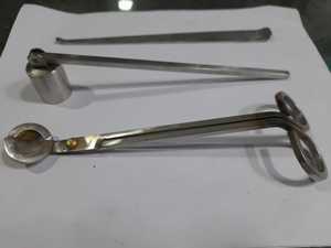 Eteignoir de bougie élégant en acier inoxydable accessoire à motifs en gros pour ensembles d'entretien de bougies accessoires de parfum - Product Image 2