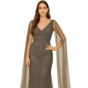 ชุดราตรีทรงบอลกาวน์หรูหรา ประดับด้วยลูกปัดทำมือ ผ้าฝ้าย 100% ตกแต่งเพชร ลาย 3 มิติ งานแฮนด์เมด เหมาะสำหรับงานปาร์ตี้ พร้อมโลโก้ด้านหน้า - Product Image 4