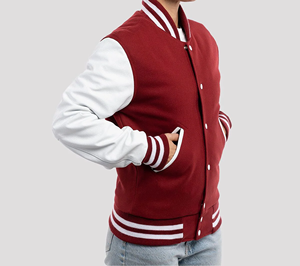 Authentique rétro vintage pour Chicago pour Bulls veste pour hommes veste universitaire en toile avec esprit d'équipe brodé mode d'hiver - Product Image 3