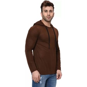 Sweat à capuche bleu marine et marron pour hommes-Vente en gros - Product Image 6