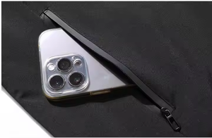 . Blouson aviateur homme léger tissu respirant fermeture à glissière complète sur le devant parfait pour les vêtements décontractés et les aventures en plein air - Product Image 6