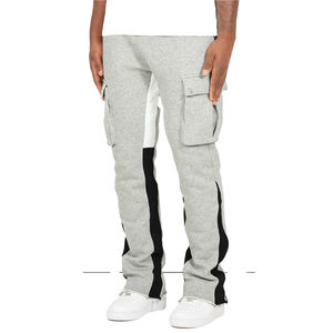 OEM top ventes, pantalons de survêtement surdimensionnés personnalisés, pantalons de jogging lourds à jambe droite et à motif pour hommes - Product Image 1