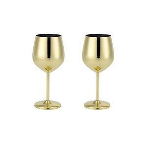 Custom Stemmed Metal Wine <b>Glass</b> Unique Wine Goblets Stainless Steel Wine <b>Glasses</b> <b>Set</b> for Party Office Wedding Anniversary - Product Image 5