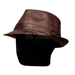 Les chapeaux en cuir des hommes faits sur commande conçoivent votre propre style de caractère pour l'usage quotidien en ligne prix de gros - Product Image 4