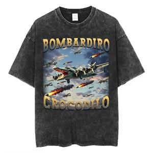 เสื้อยืดโอเวอร์ไซส์สำหรับผู้ชายผู้หญิงเสื้อยืดวินเทจทรงหลวม - Product Image 6