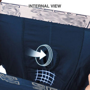 Sous-vêtements courts en maille respirante en élasthanne/polyester pour hommes grande taille, logo personnalisé, marque privée, style streetwear uni, boxers - Product Image 4