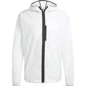 Veste coupe-vent pour homme 2026 avec logo personnalisé, 100% polyester, style décontracté, blouson long avec fermeture éclair, épaisseur fine - Product Image 1