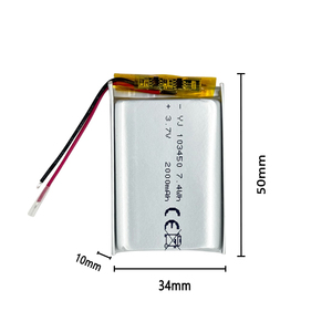 103450 3.7v 2000mAh bateria <span class=keywords><strong>LiPo</strong></span> recarregável para dispositivos portáteis e portáteis inteligentes, compatível com 103445, 103440, 103460 - Product Image 1