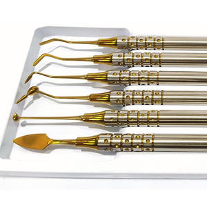 Instruments dentaires professionnels de haute qualité, double extrémité, en acier inoxydable, pour le composite, le remplissage, l'orthodontie, CE - Product Image 5