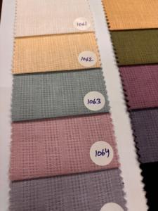 Tela Dobby de algodón de lino Premium Tela Dobby de algodón de lino ecológica Textura suave Tejido Dobby de algodón de lino - Product Image 3